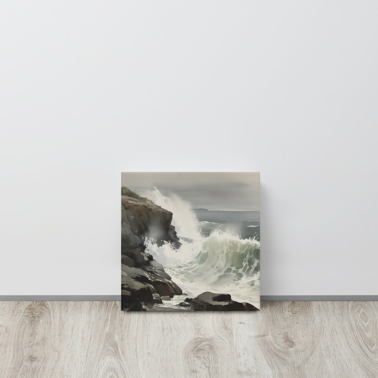 "Sea's Symphony: A Coastal Ode" - Unique Canvas Art for Sale