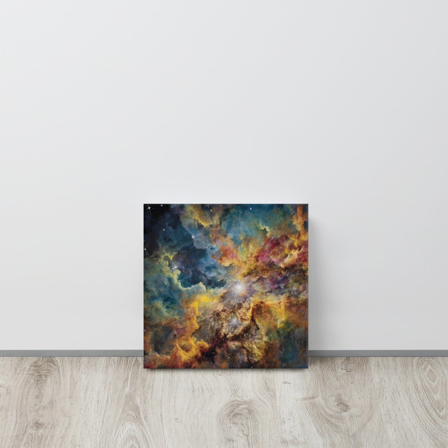 "Cosmic Dance" - AI Generated Vincent van Gogh Style Canvas Print