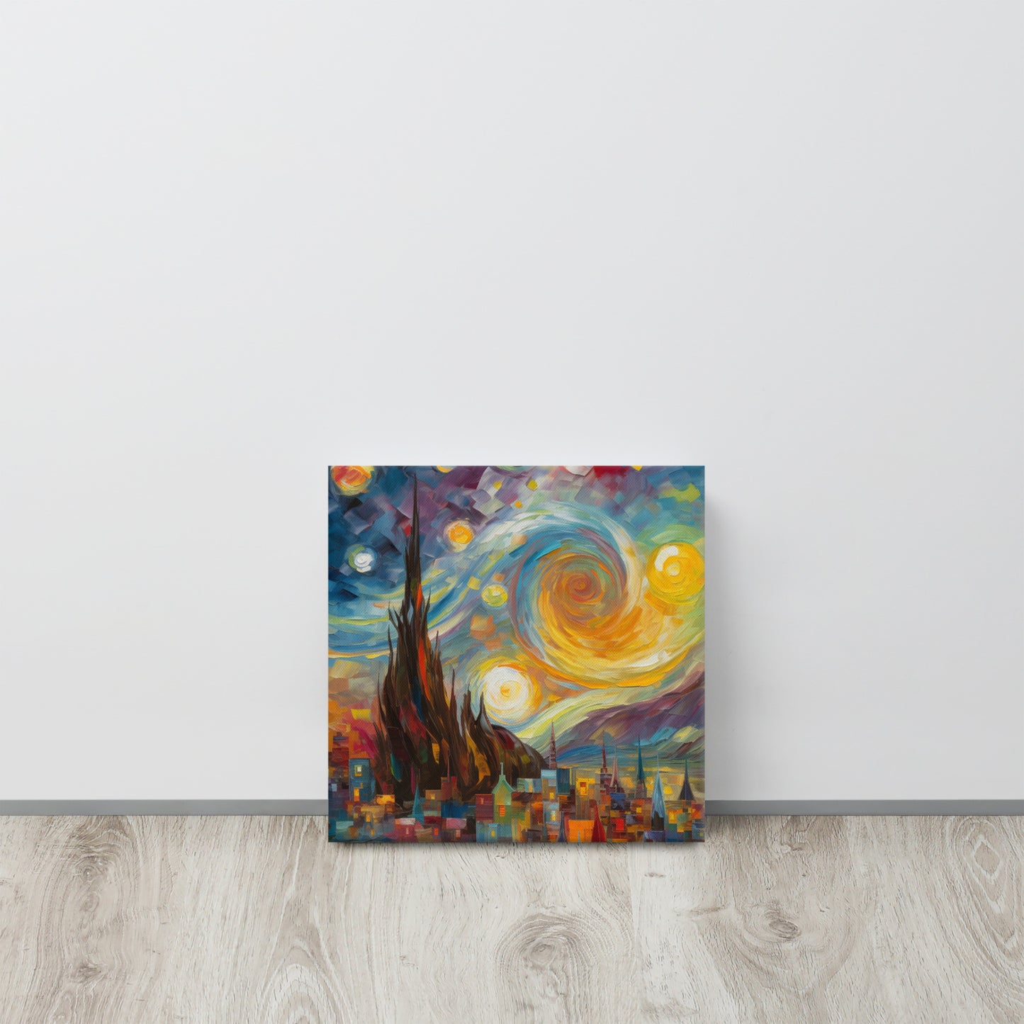 "Creative Odyssey" - Abstract AI Generated Multi-Artist Style Canvas Print