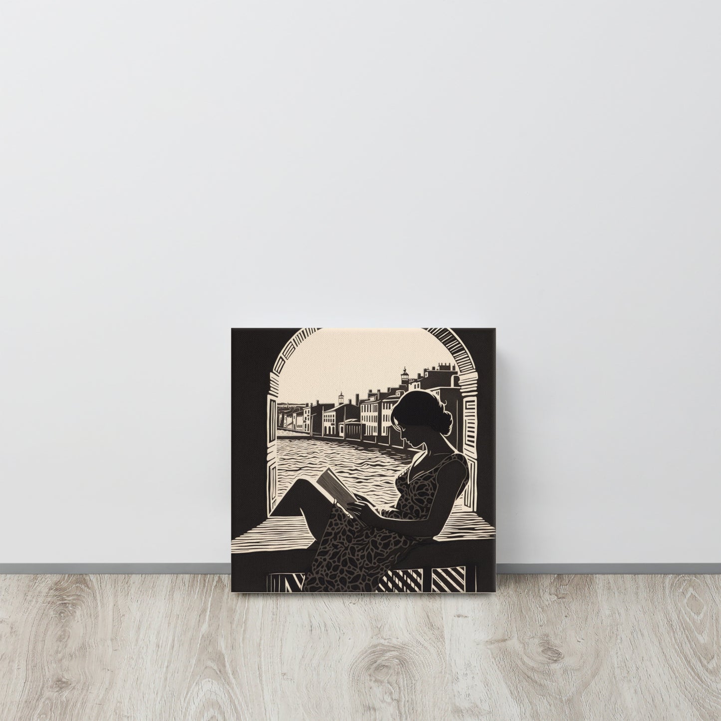 "Venetian Solitude" - Félix Vallotton Inspired Canvas Print