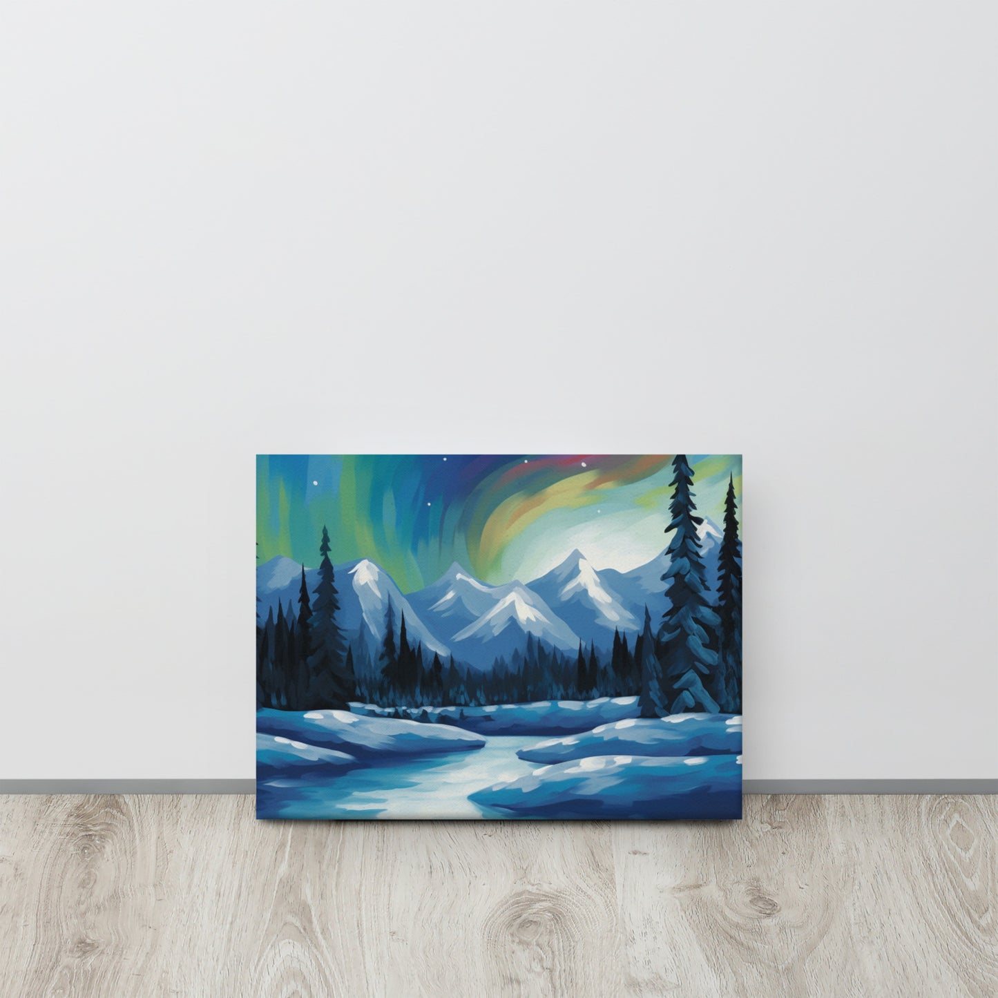 Alaskan Solitude: Edward Hopper-Inspired Canvas Print – Perfect for Minimalist, Modern, and Rustic Decor Styles