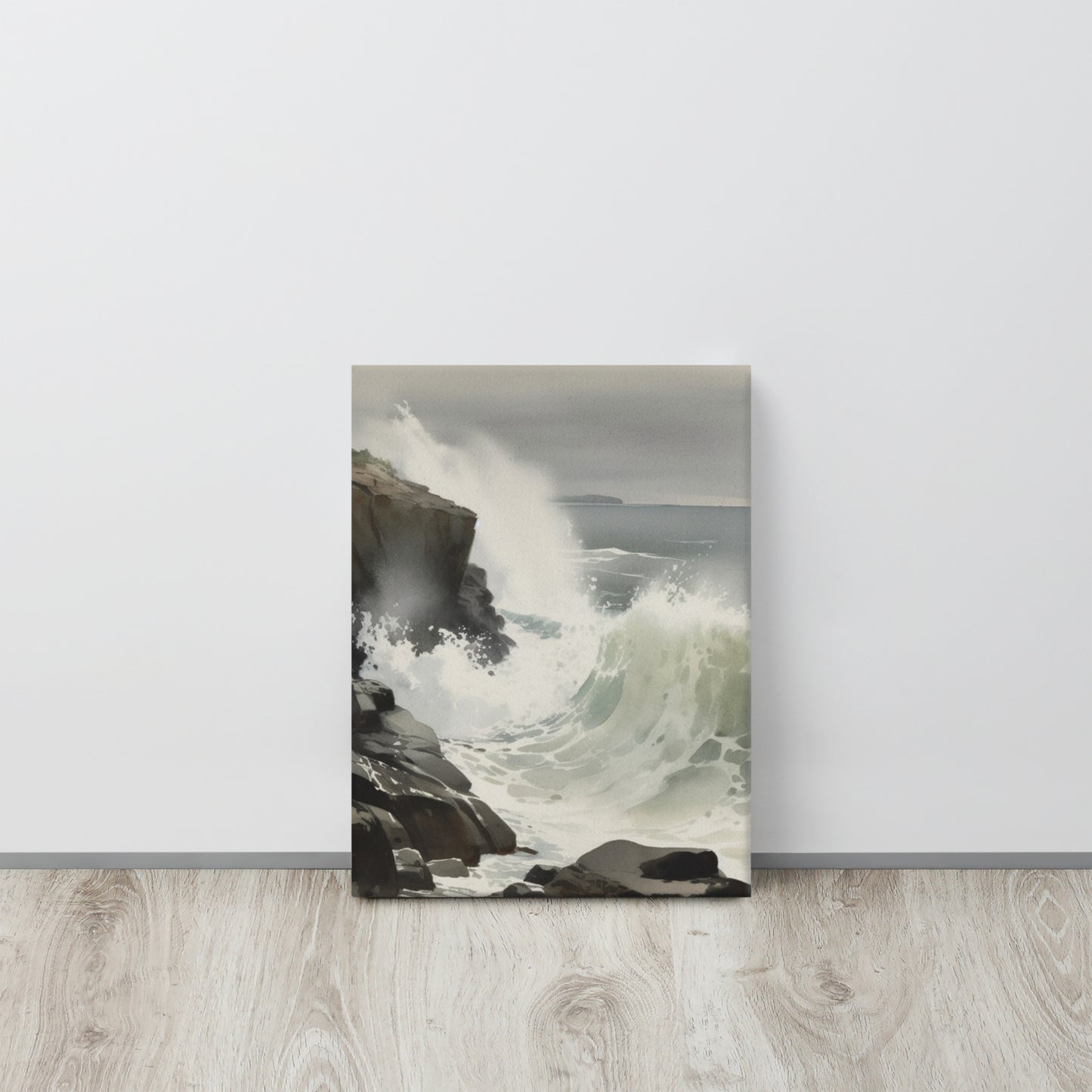 "Sea's Symphony: A Coastal Ode" - Unique Canvas Art for Sale