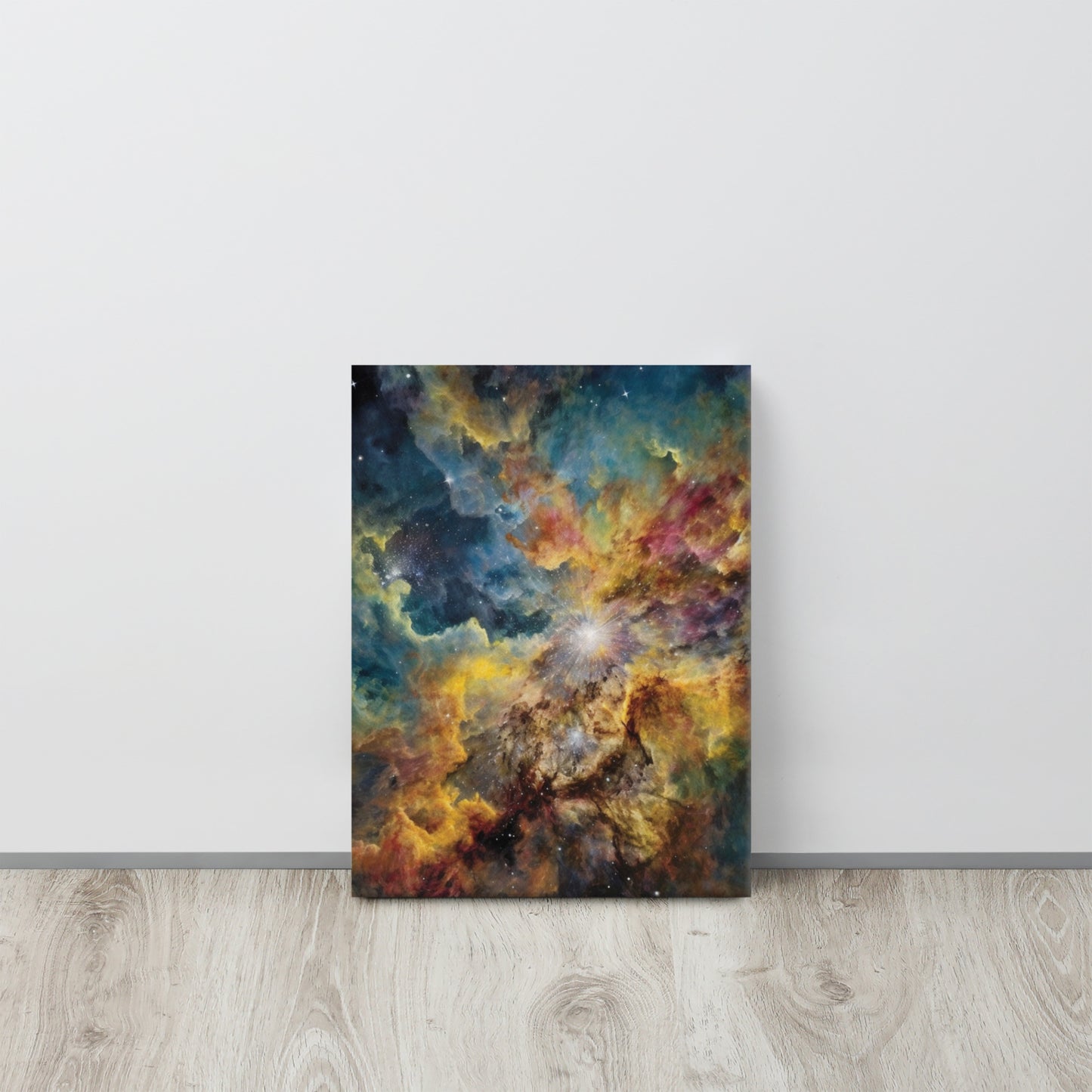 "Cosmic Dance" - AI Generated Vincent van Gogh Style Canvas Print