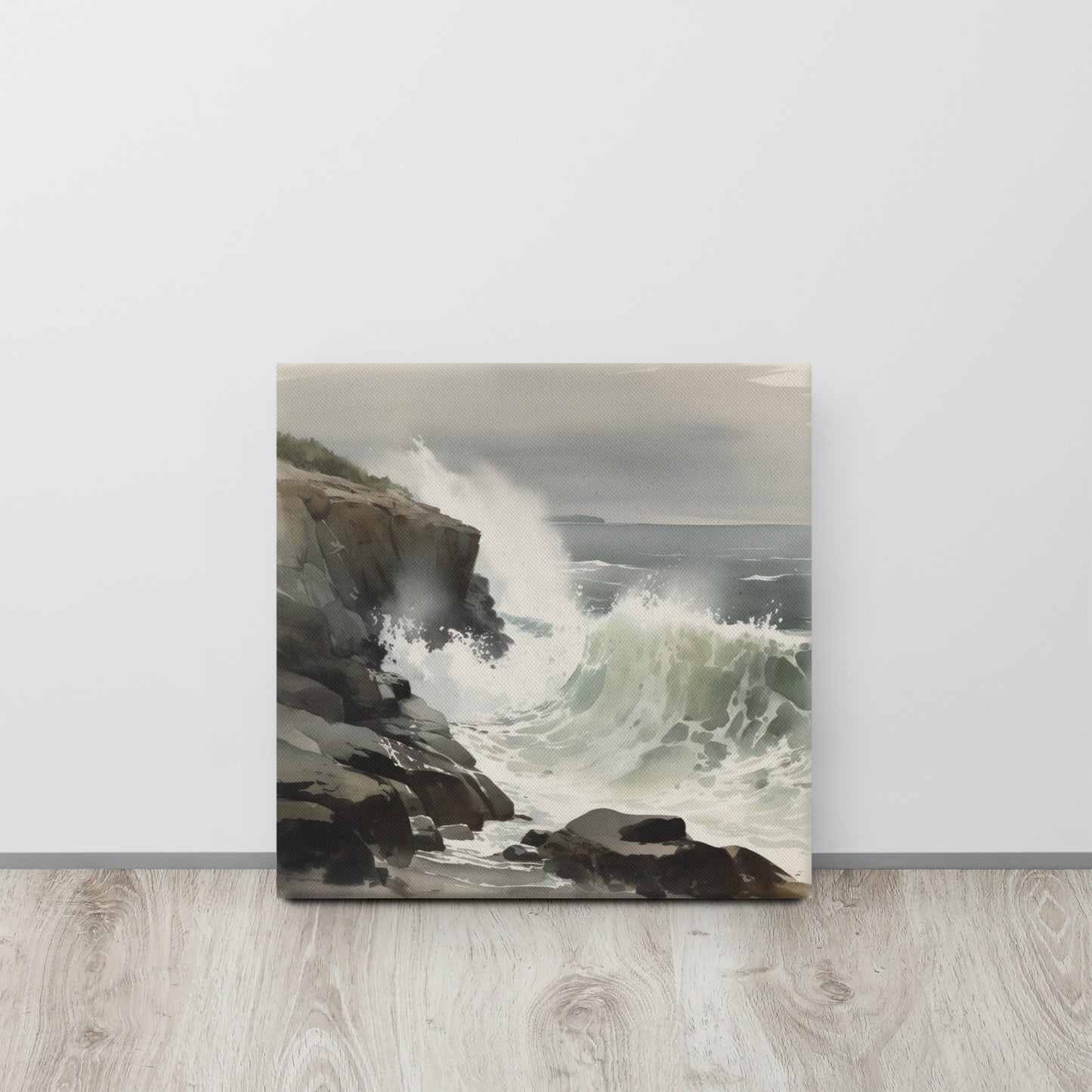 "Sea's Symphony: A Coastal Ode" - Unique Canvas Art for Sale