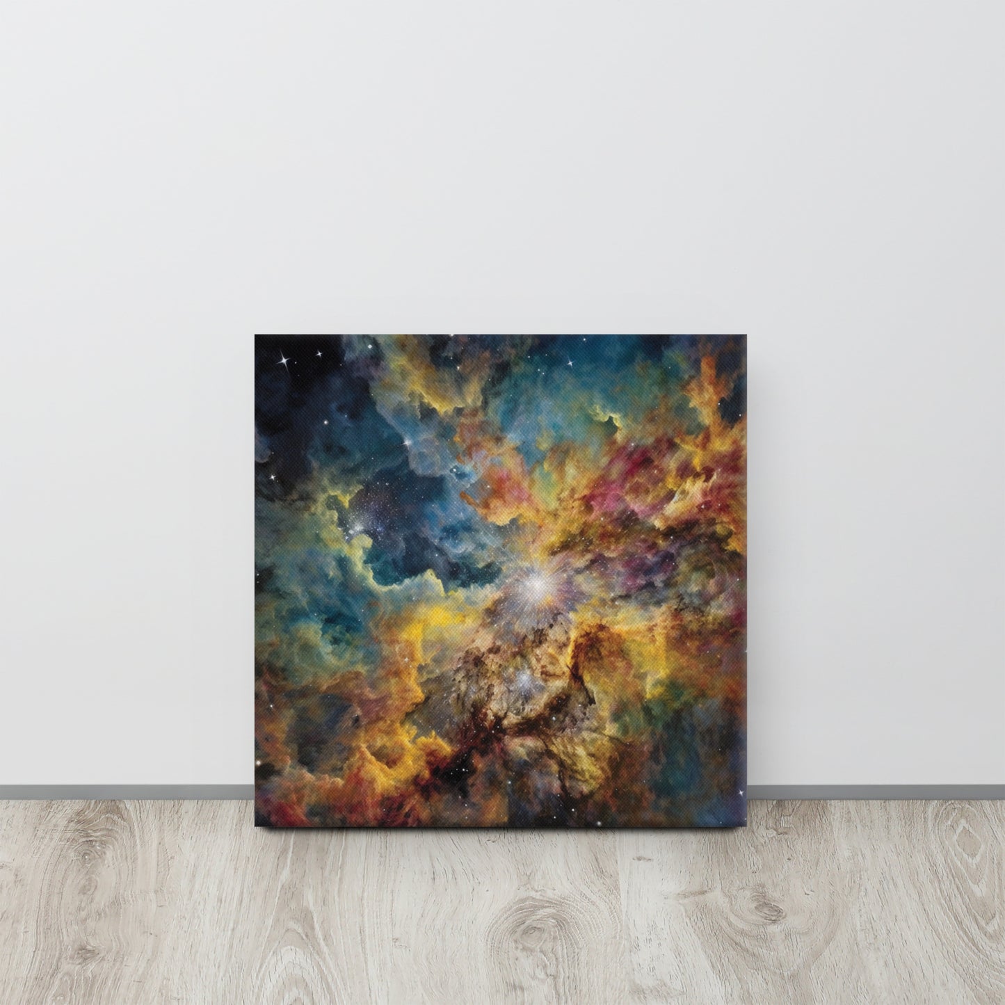 "Cosmic Dance" - AI Generated Vincent van Gogh Style Canvas Print