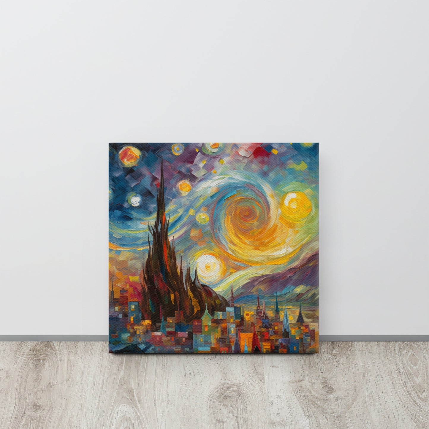 "Creative Odyssey" - Abstract AI Generated Multi-Artist Style Canvas Print