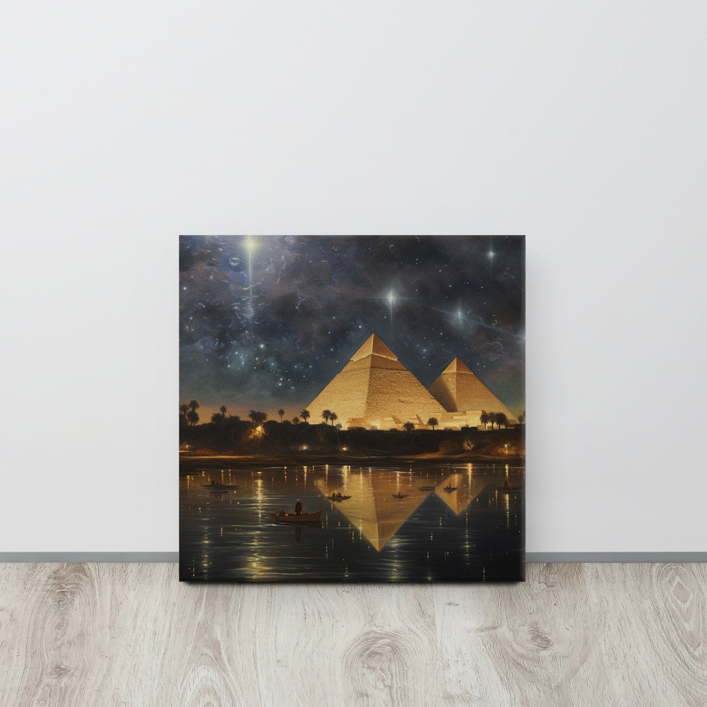 Golden Eternity: The Great Pyramids Under the Stars