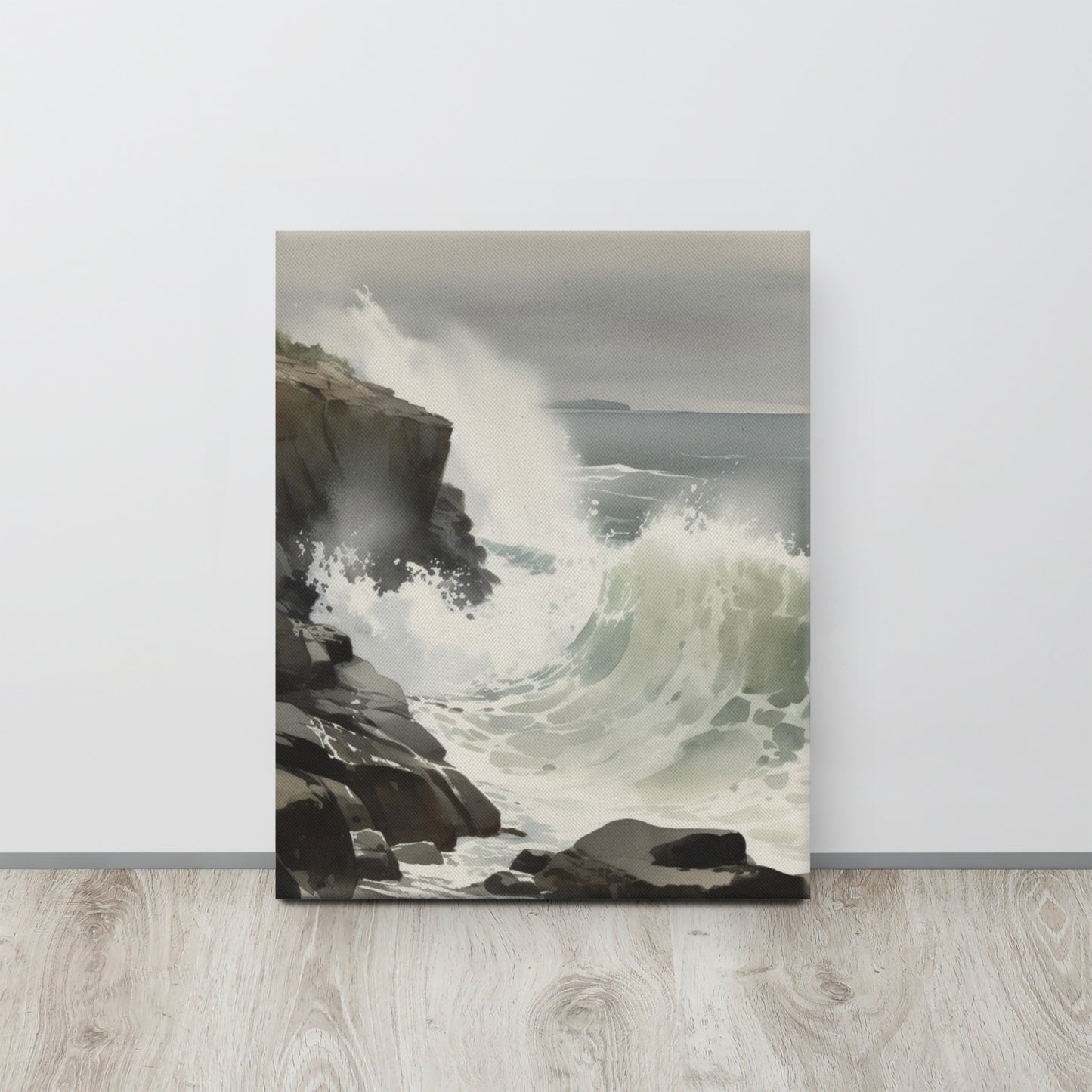 "Sea's Symphony: A Coastal Ode" - Unique Canvas Art for Sale