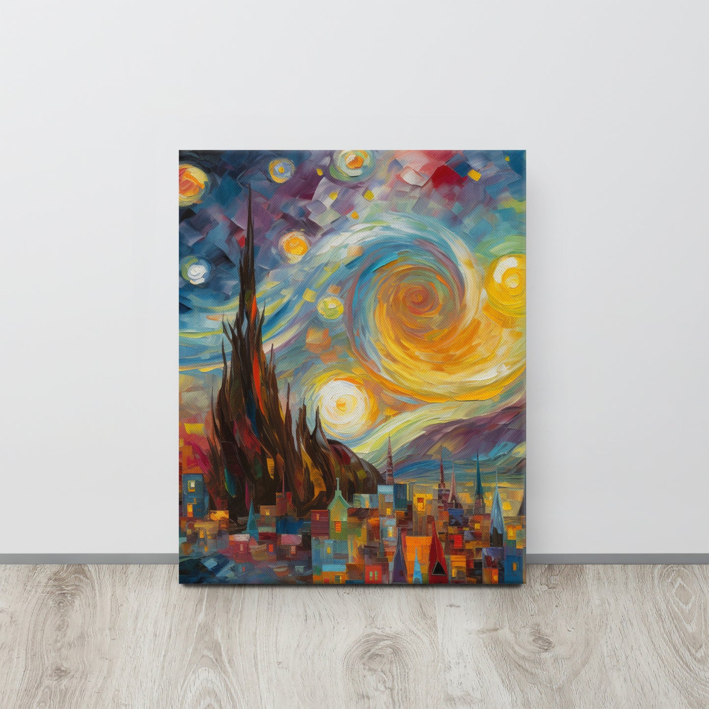 "Creative Odyssey" - Abstract AI Generated Multi-Artist Style Canvas Print