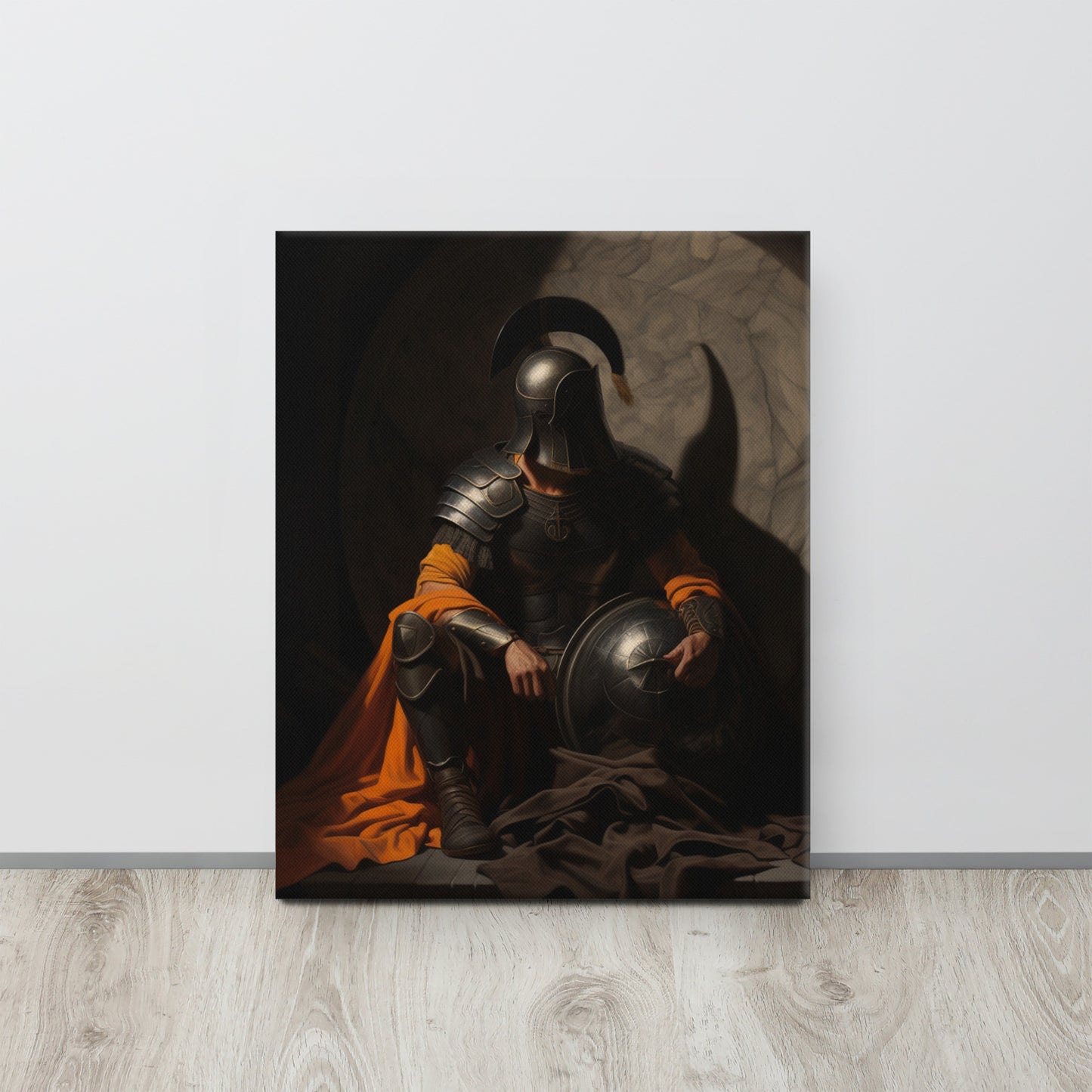 Solitary Reverie - A Profound Play of Shadows and Light, Inspired by Caravaggio