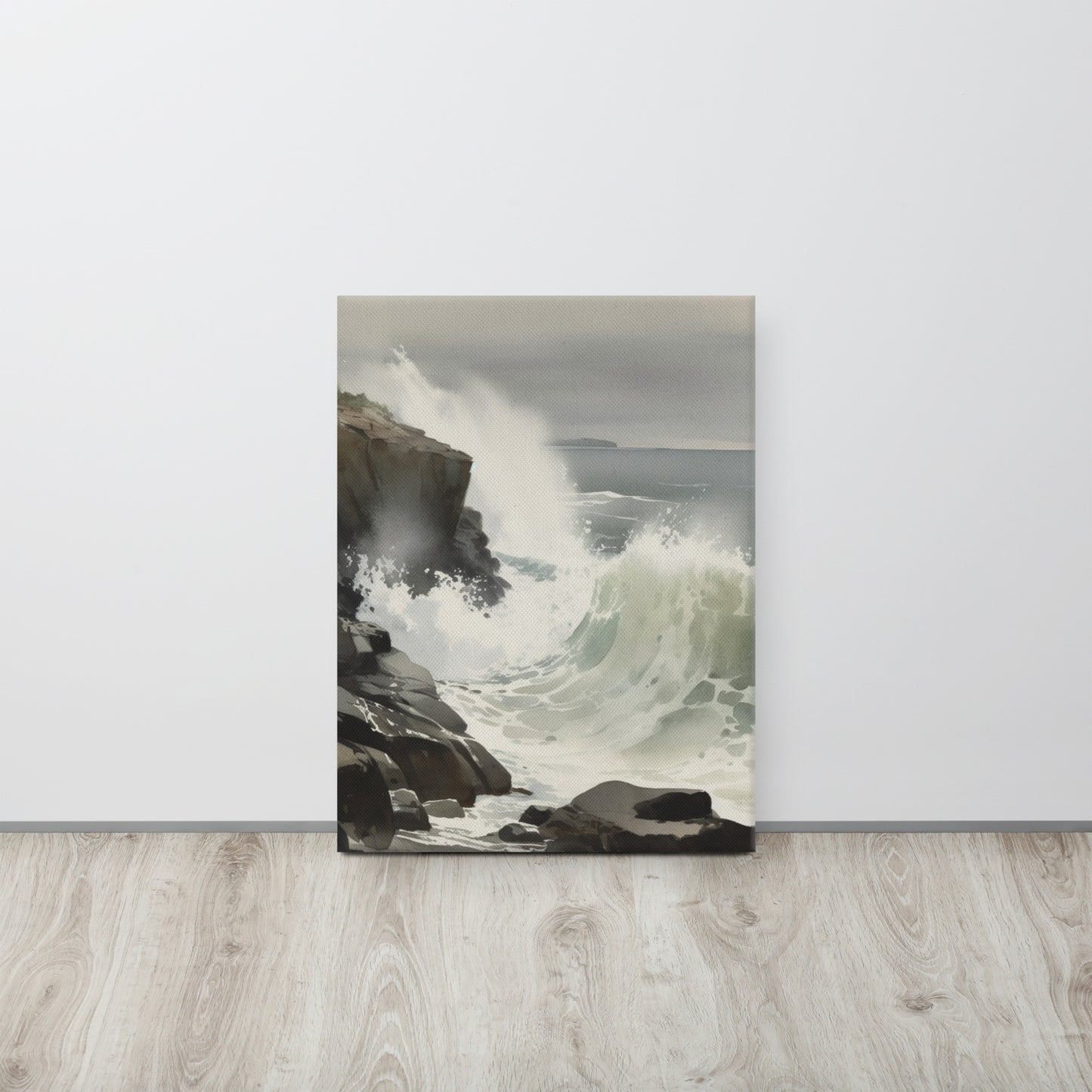 "Sea's Symphony: A Coastal Ode" - Unique Canvas Art for Sale