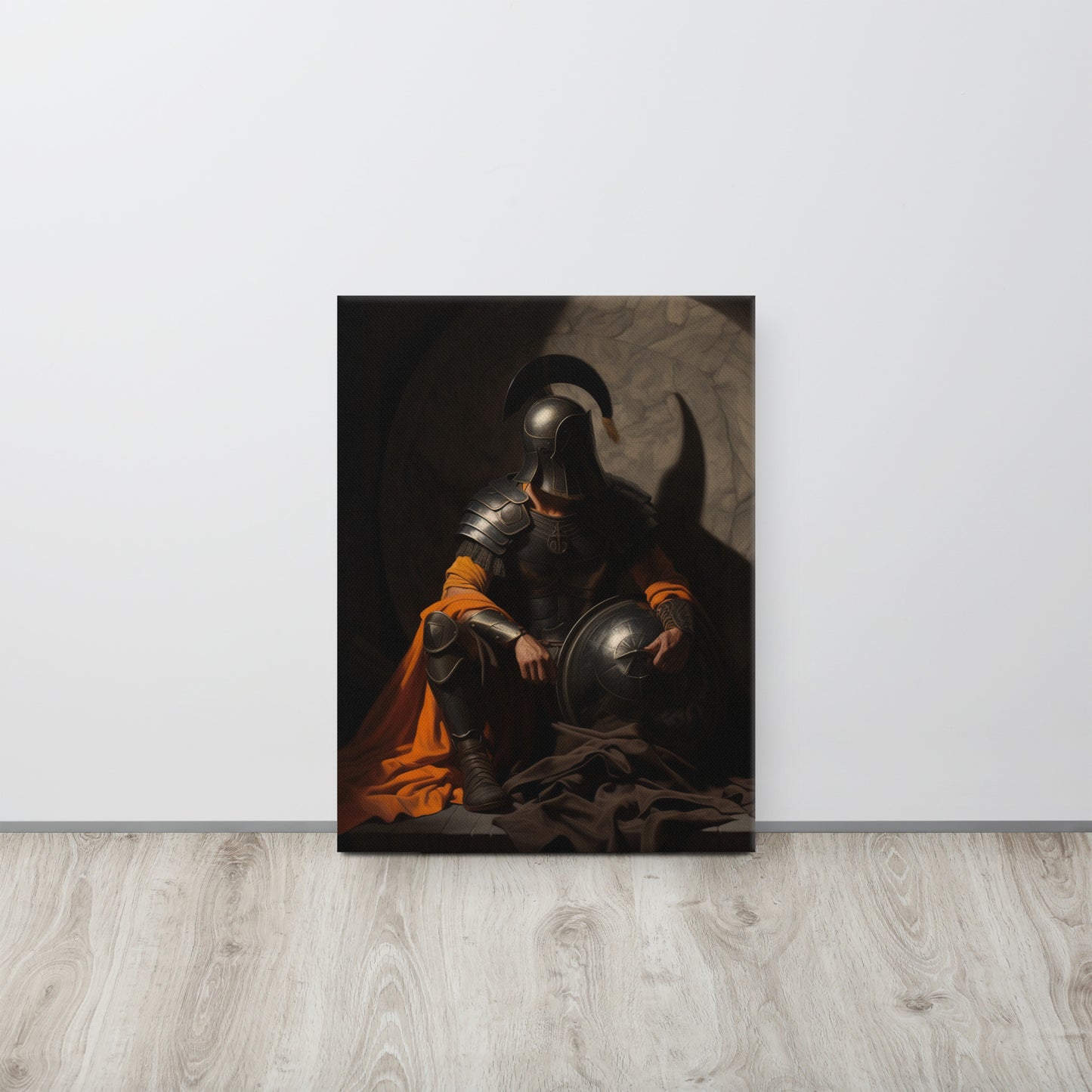 Solitary Reverie - A Profound Play of Shadows and Light, Inspired by Caravaggio