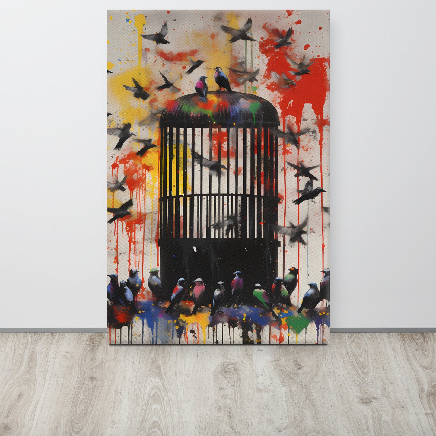 "Freedom Amidst Conformity": Banksy Inspired Home Decor