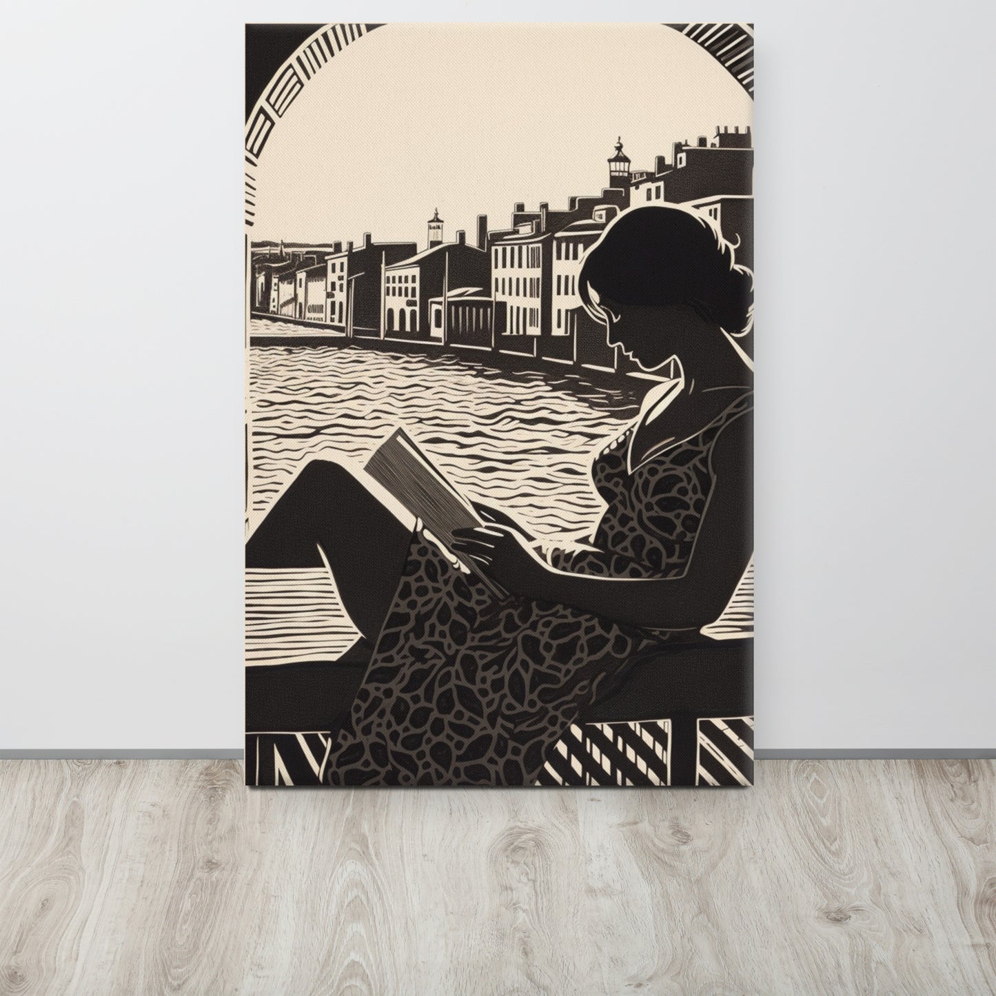 "Venetian Solitude" - Félix Vallotton Inspired Canvas Print