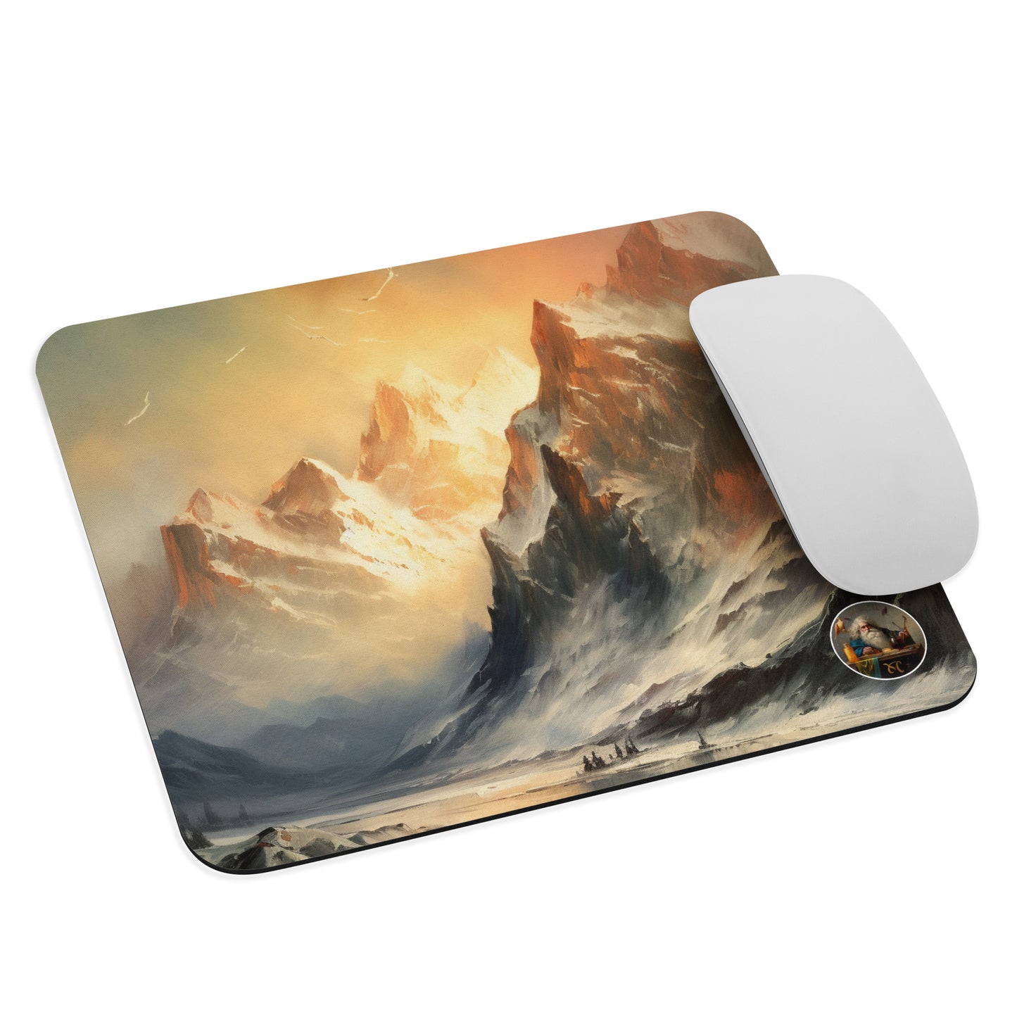 J.M.W. Turner Inspired Nahanni Valley Mouse Pad