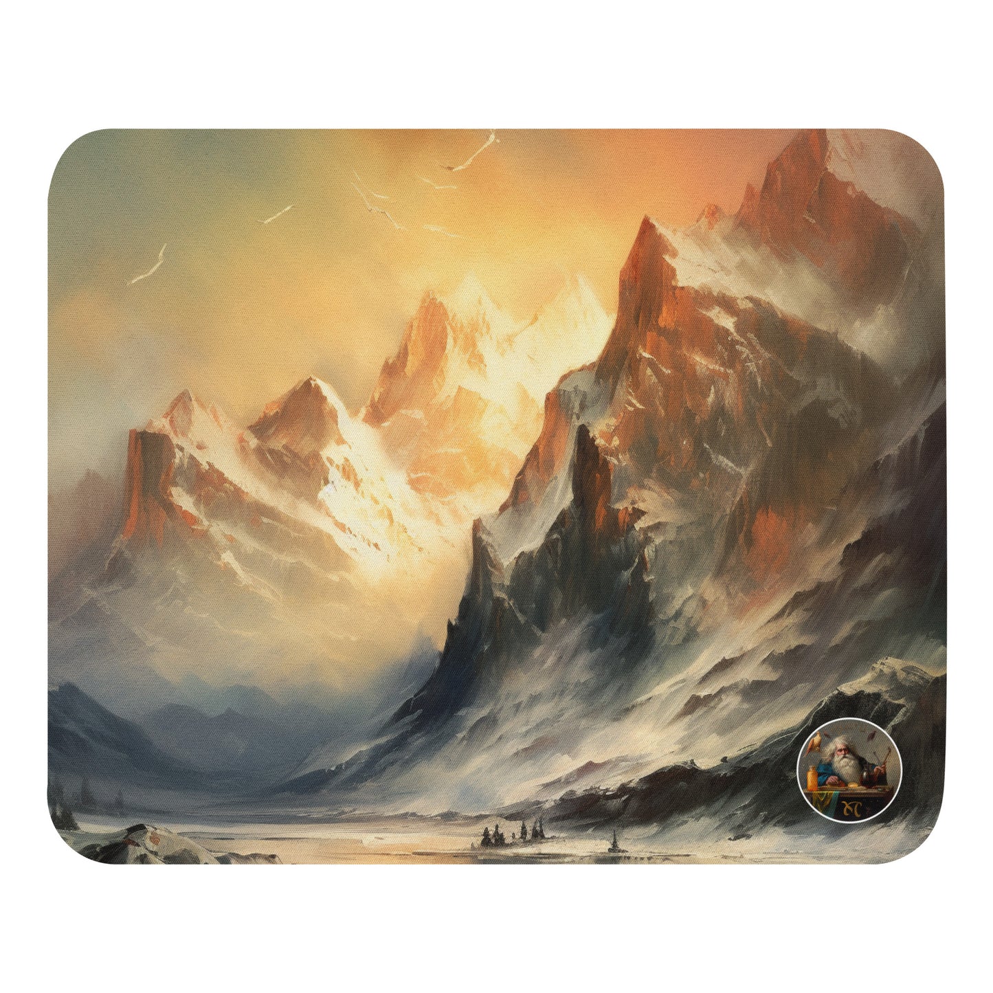 J.M.W. Turner Inspired Nahanni Valley Mouse Pad