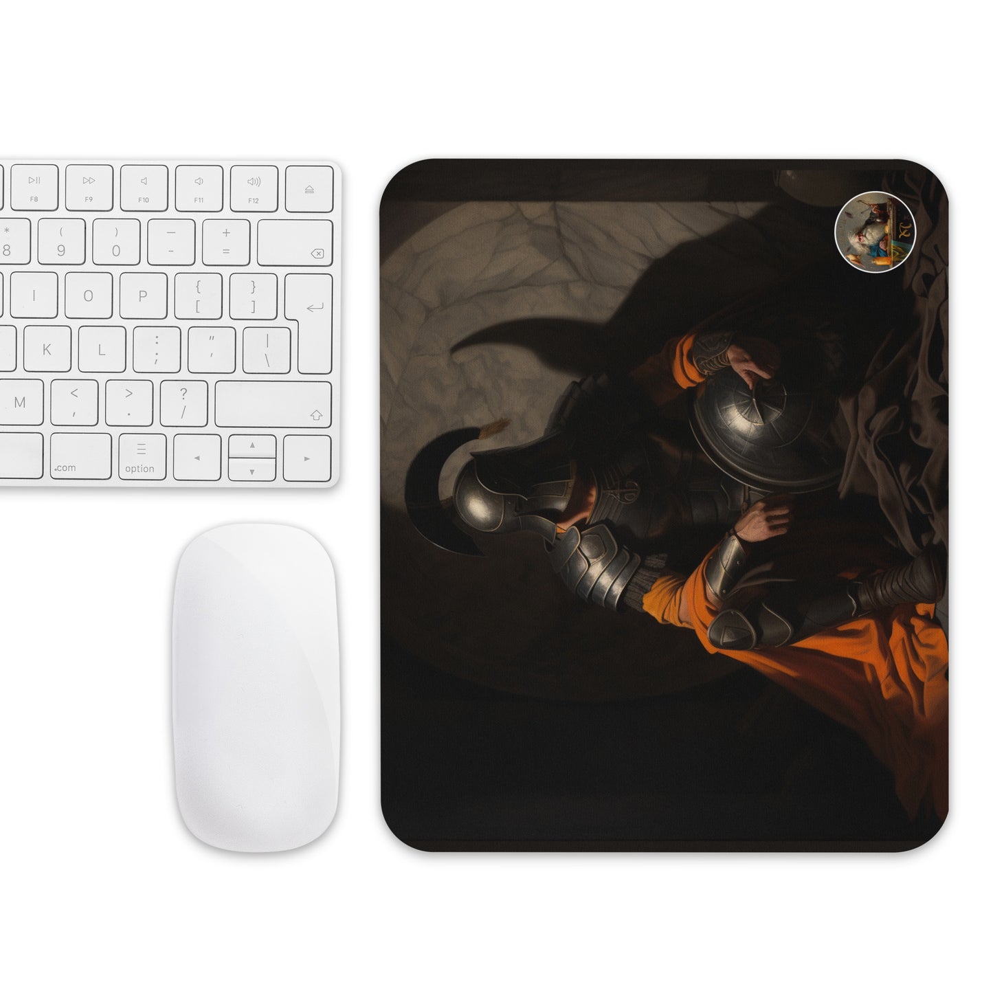 Solitary Reverie - Caravaggio Inspired Mouse Pad