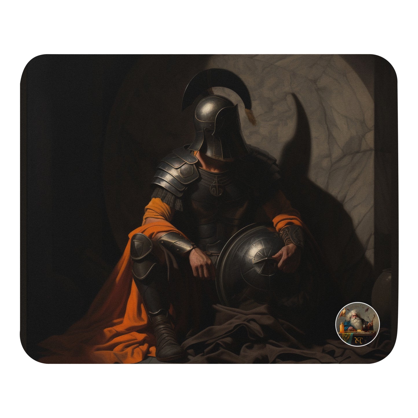 Solitary Reverie - Caravaggio Inspired Mouse Pad