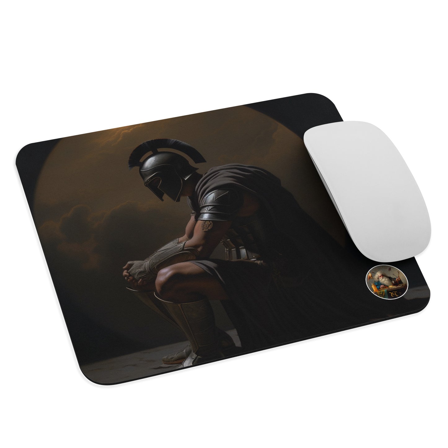 Eclipse of the Soul: Caravaggio Inspired Mouse Pad