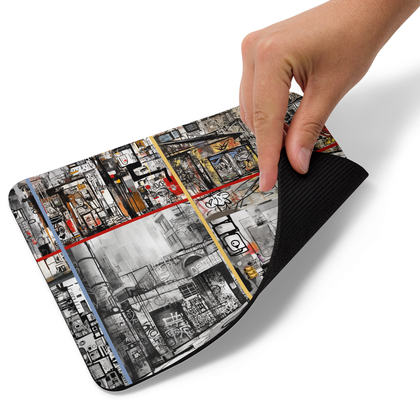 Urban Artistry - Basquiat-Inspired Mouse Pad